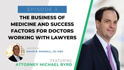 wealth planning for the modern physician podcast banner ad featuring Michael Byrd